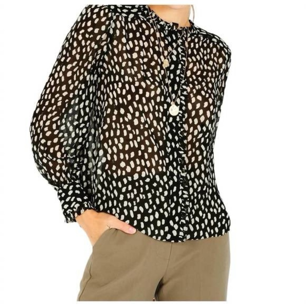 ba&sh
Bingo Ruffled Trim Blouse - Picture 2 of 8